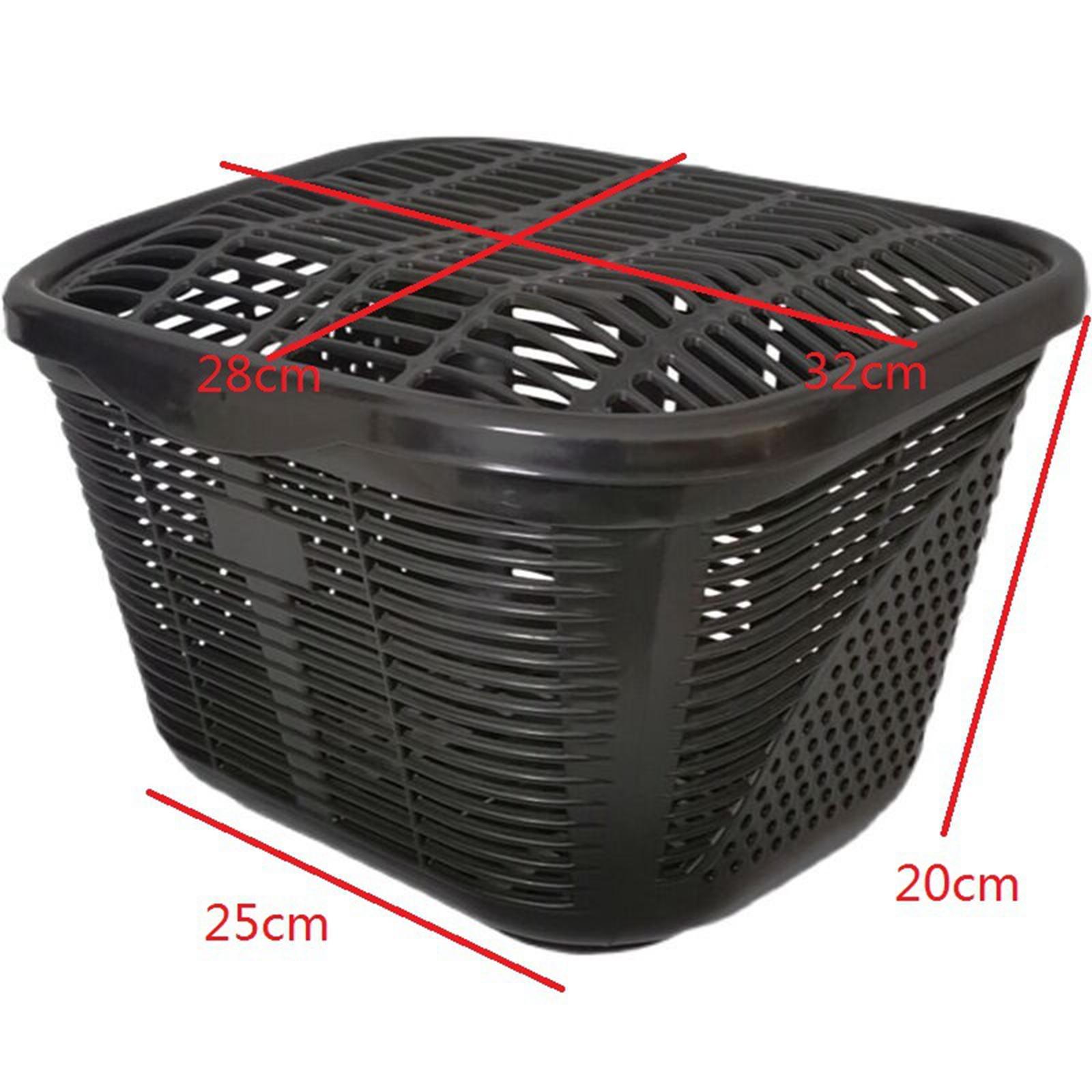 Bike Basket Removable Durable Bike Storage Baskets Bike Accessories with Lid