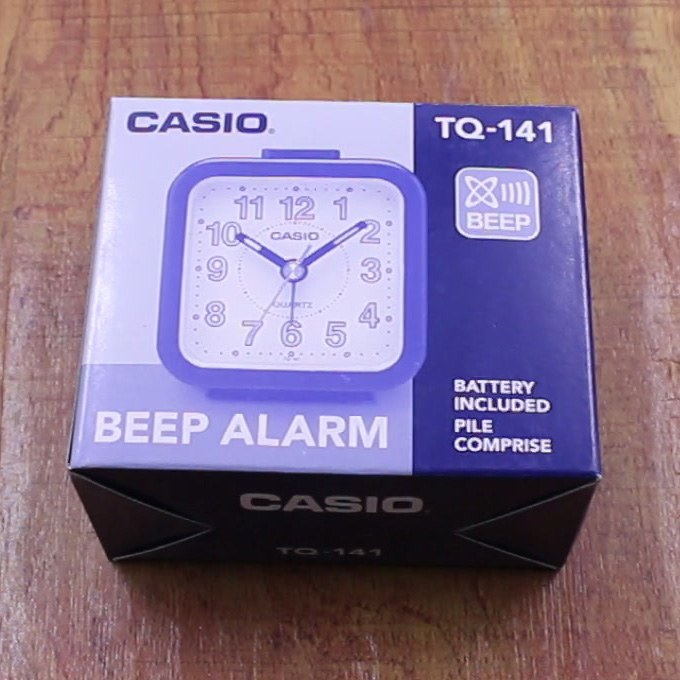 Đồng Hồ Để Bàn Casio TQ-141-8DF - Có Báo Thức -Kích Thước
