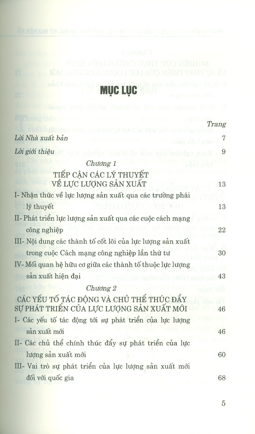 Phát Triển Lực Lượng Sản Xuất Mới Để Đột Phá Trong Kỷ Nguyên Số (Sách Chuyên Khảo)
