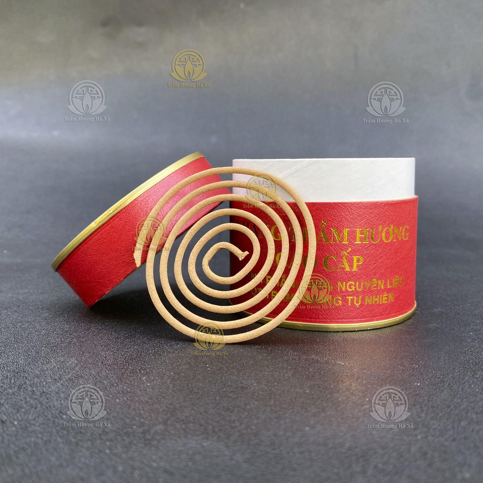 Nhang khoanh trầm hương xông nhà 100g đồ thờ cúng phong thủy thu hút tài lộc thanh lọc không khí, an toàn cho sức khỏe Trầm Hương Hà Xá