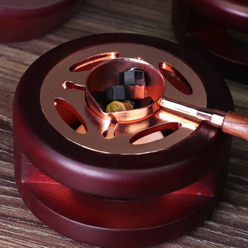 Wax Seal Kit, Sealing Stamp Decorative Easy Clean Ritual Stove Pot for Wax Stamp