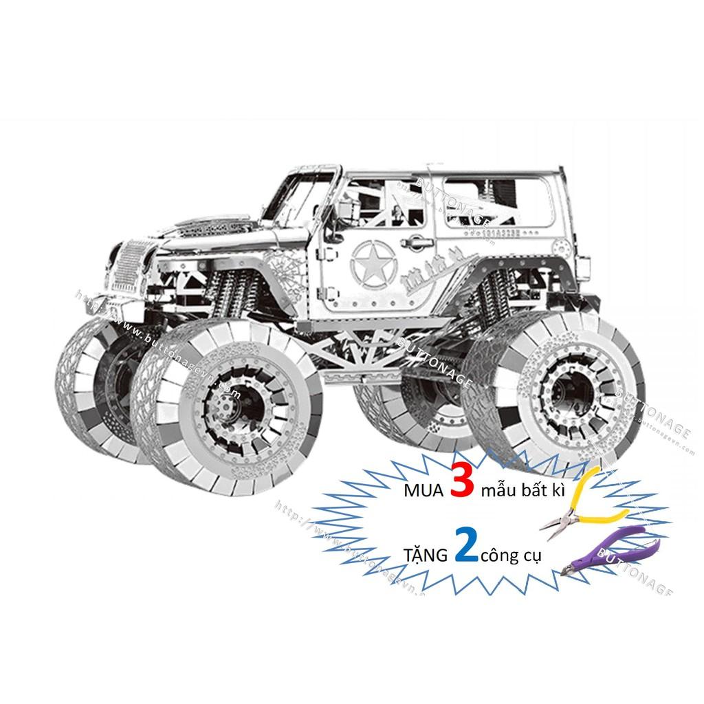 Mô Hình Lắp Ráp 3d Xe Jeep Wrangler