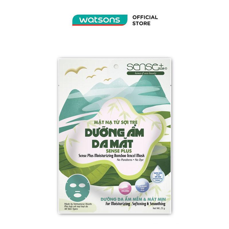 Mặt Nạ Sense Plus Từ Sợi Tre Dưỡng Ẩm Da Mặt 23g