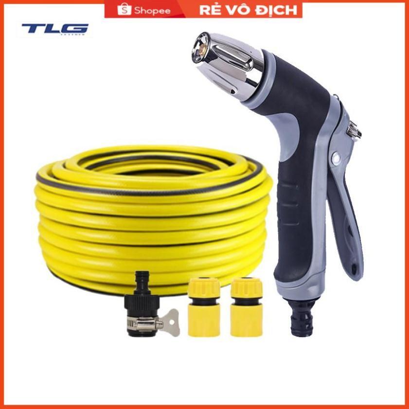 Bộ dây và vòi xịt rửa xe tưới cây tăng áp 20m 206817