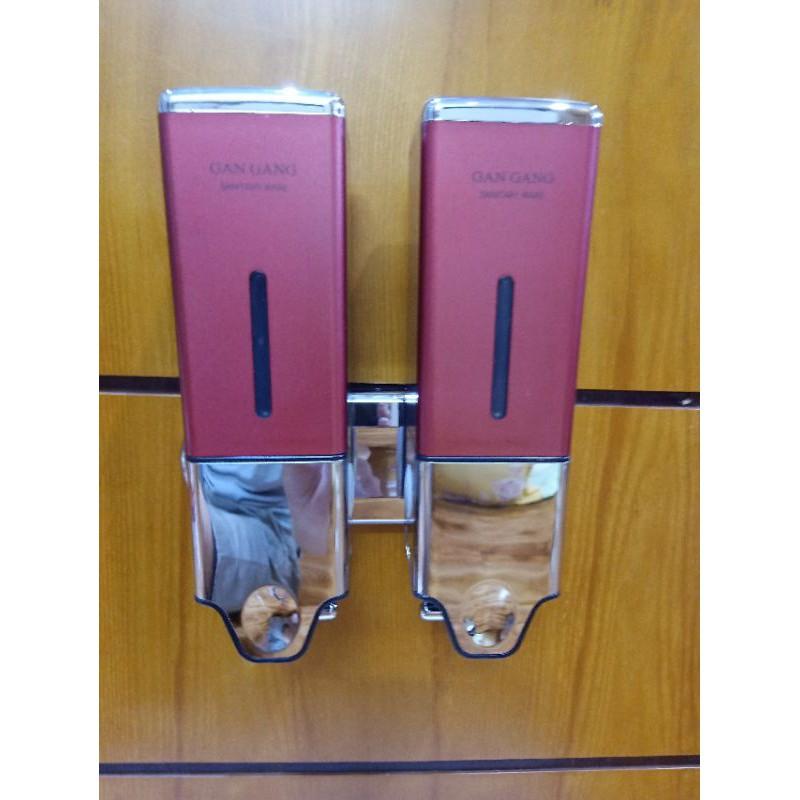 Hộp đôi đỏ vuông đựng xà bông Smart