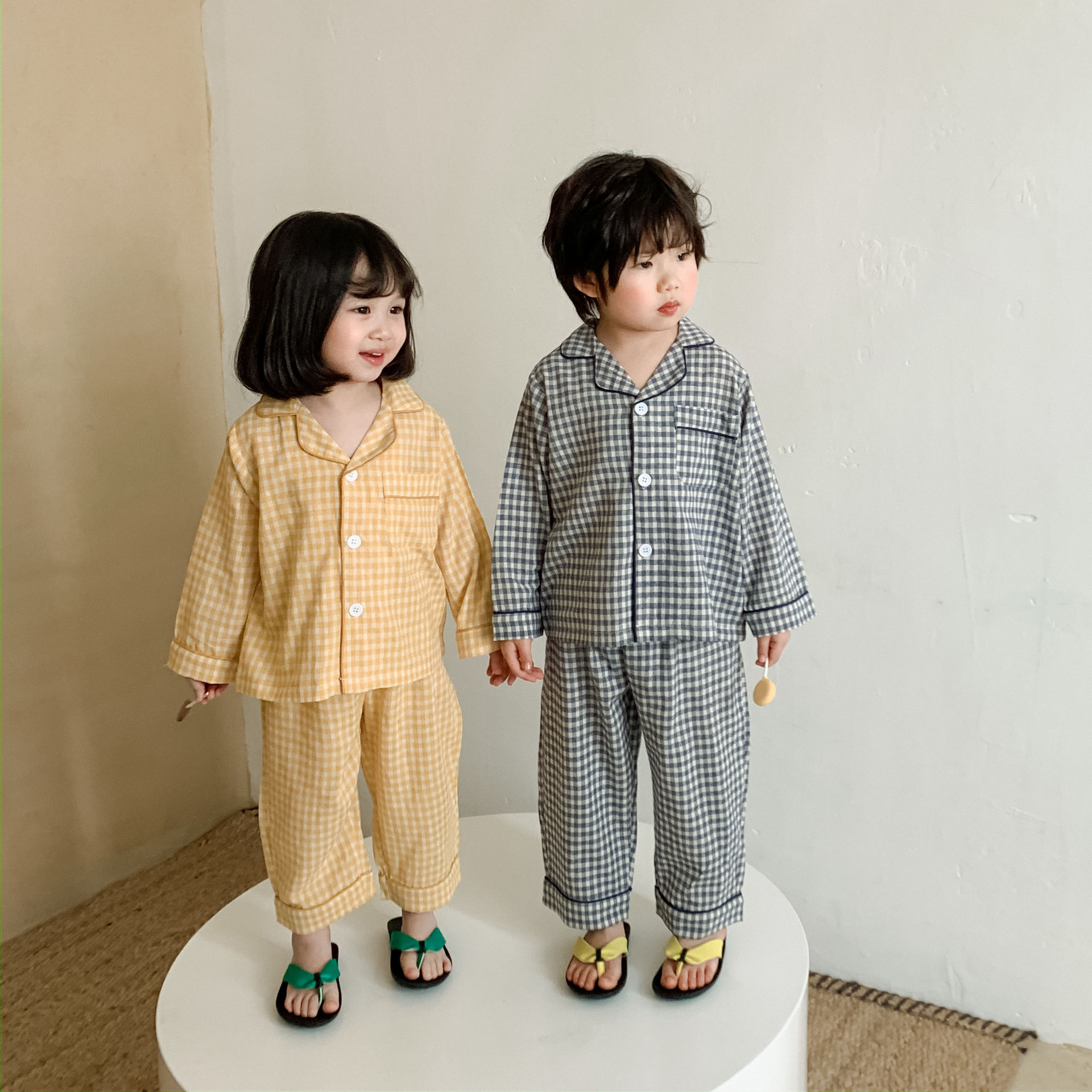 [8-40KG] Bộ Ngủ Pijama Phong Cách Hàn Quốc Cho Bé Trai, Bé Gái - Chất Liệu Kate Thái Mát Lạnh Mặc Mùa Hè Siêu Mát Cực Thích - Đồ Ngủ Cho Bé/ Đồ Mặc Nhà Cho Bé TenKids Store