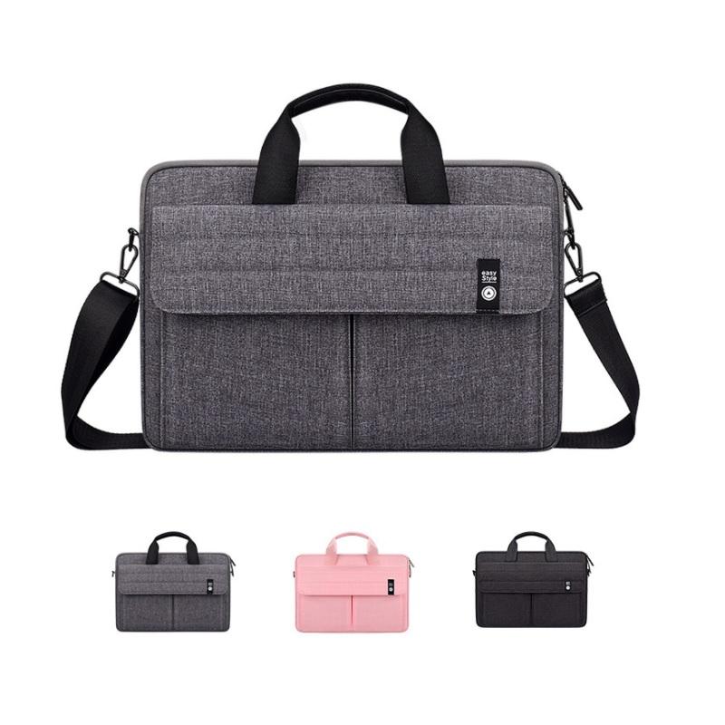 Nylon Túi Laptop 12 13 14 15.6 Inch Chống Nước Máy Tính Xách Tay Cặp Túi Cầm Tay Đeo Vai Nhiều Túi