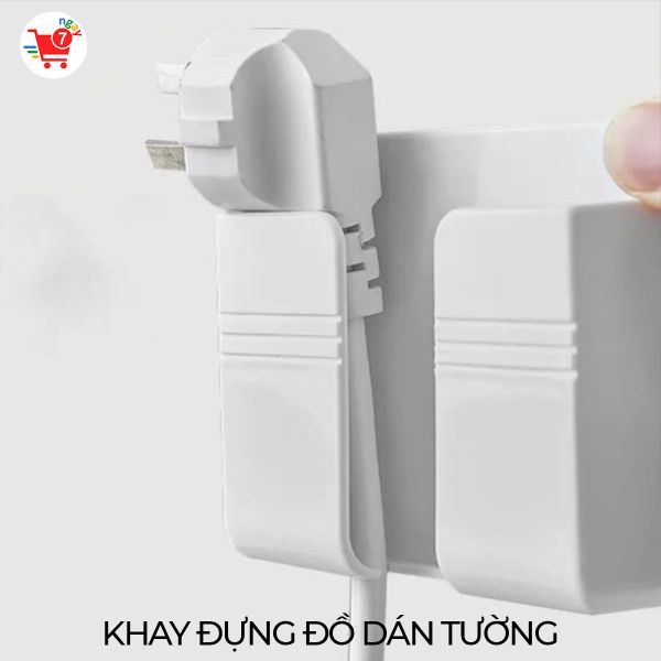Giá đỡ điện thoại dán tường khi sạc MW5 kiêm khay đựng remote Hàng chính hãng