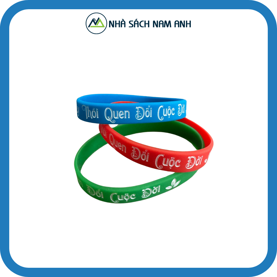 Bộ 3 Vòng Tay Cao Su Giúp Bỏ Thói Quen Xấu 3 Màu