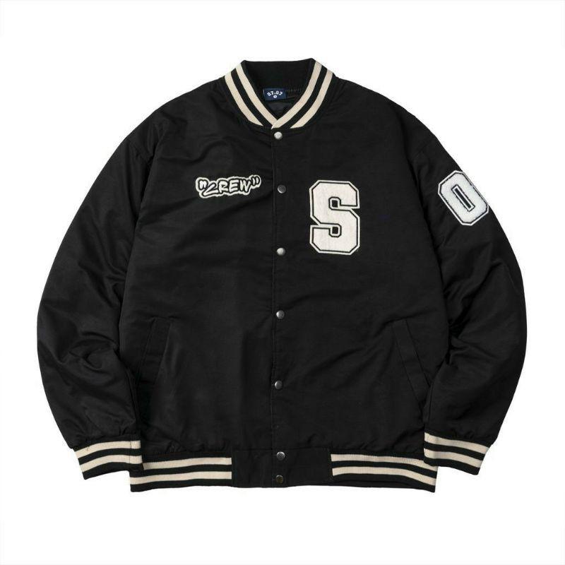 Áo khoác Varsity 7ZIA CREW nam nữ Ulzzang unisex form rộng Bomber