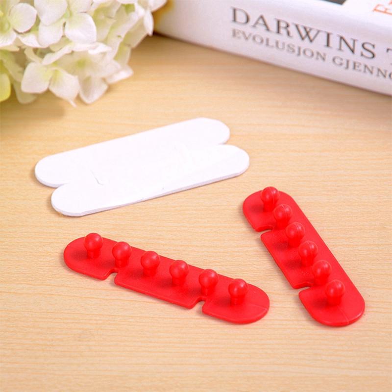 2pcs Clip Clamp Cable With Adhesive