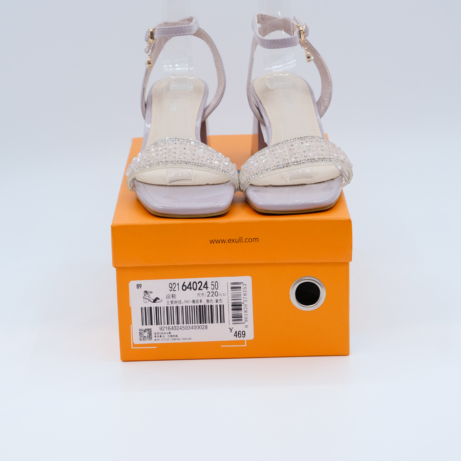 Sandals Quai Ngang Đính Đá Màu Pastel Nữ Tính Exull Mode 9216402450