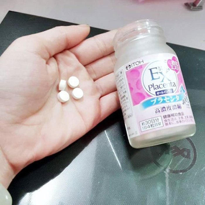 Thực phẩm bảo vệ sức khỏe EX PLACENTA - Cải thiện làn da 120 viên Số 1 Nhật Bản