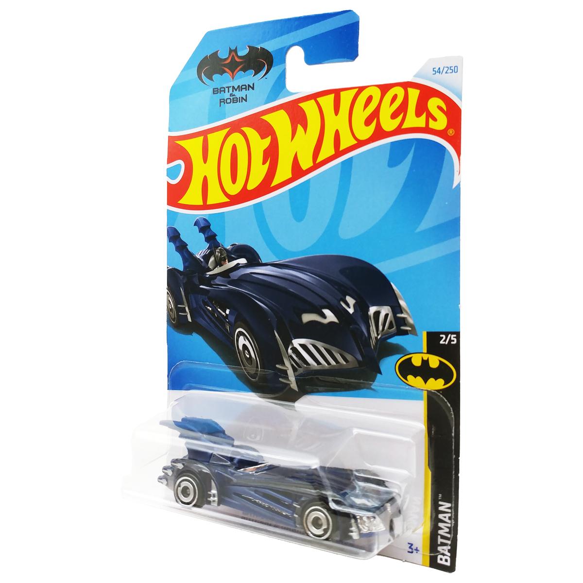 Siêu Xe Hot Wheels C4982 - 54/250 - Batman &amp; Robin Batmobile (Mẫu Màu Giao Ngẫu Nhiên)