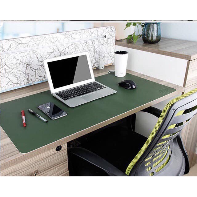 Thảm da trải bàn làm việc deskpad 90 X 45 CM hai mặt, hai màu