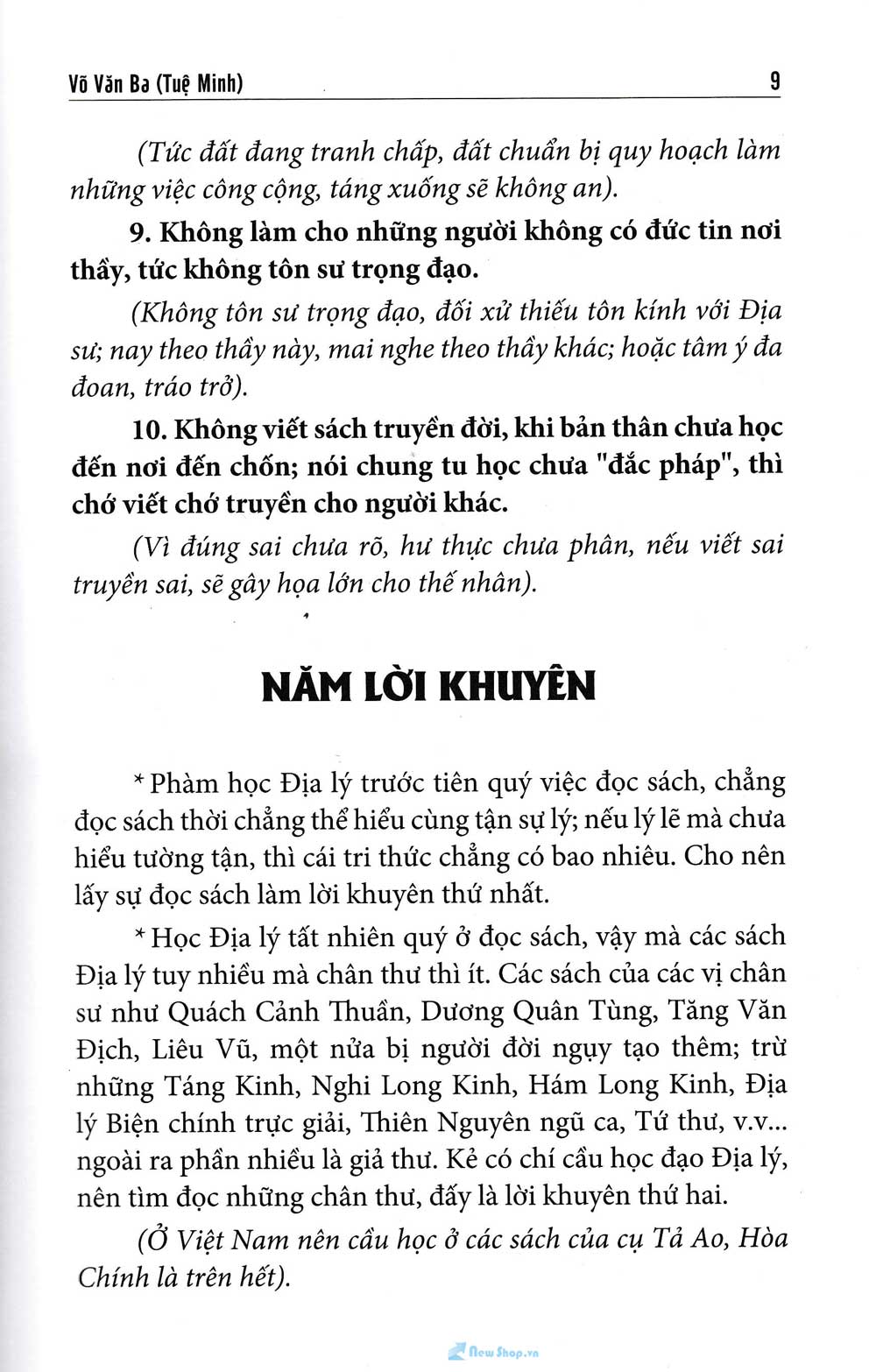 Quyết Địa Tinh Thư Lập Hướng - Tổng Hợp Tinh Hoa Địa Lý Phong Thủy Trân Tàng Bí Ẩn