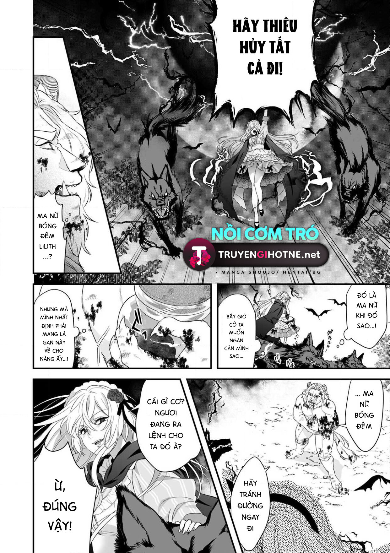 cô gái trinh trắng và quái thú chapter 4.1 9