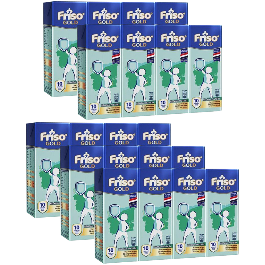 5 Lốc 4 Hộp Sữa Bột Pha Sẵn Friso Gold Rtd Vani ( 5 x 4 x 180ml)