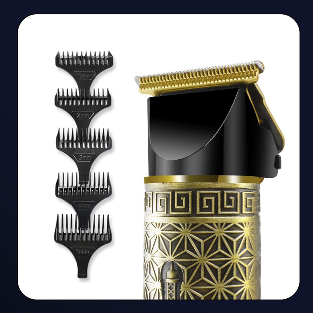 PROFESSIOL Hair Clippers Trimmer Cordless Mens Head Shaver Set Metal Body