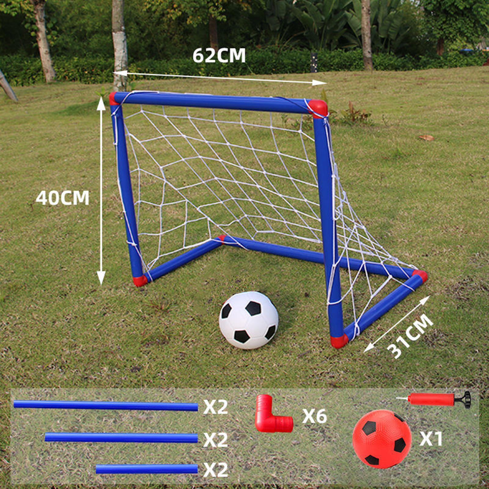 Kids Soccer Goals Soccer Nets Folding for Backyard Mini Playing Football Net