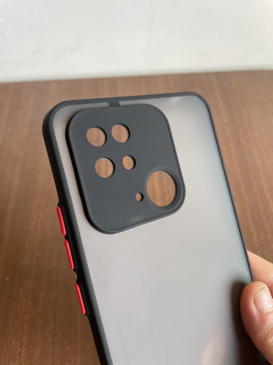 Ốp lưng cho Xiaomi Redmi 10C viền dẻo đen lưng nhám mờ bảo vệ camera