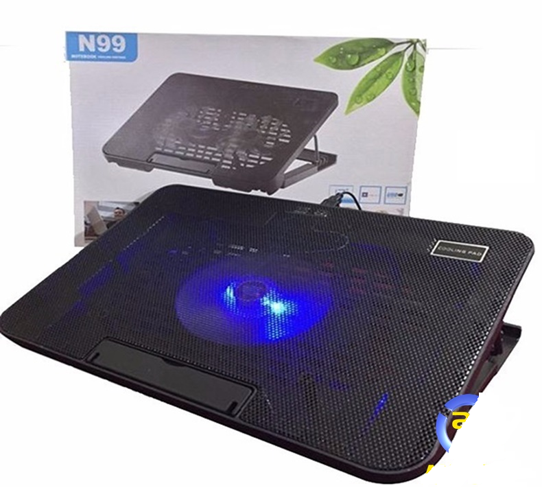 Đế Tản Nhiệt Laptop N99 1 Quạt Lớn Có Led