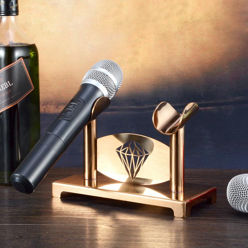 Giao hàng nhanh chân đế thanh để bàn dọc kệ micro đế thả kệ ​​thép không gỉ không dây đêm lĩnh vực chân đế micro để bàn chống lúa mì