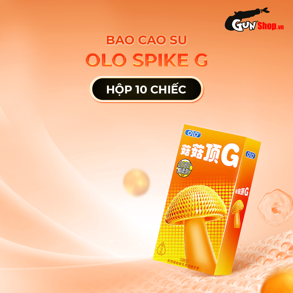 Bao cao su OLO Spike G - 2080 gai mềm - Hộp 10 cái