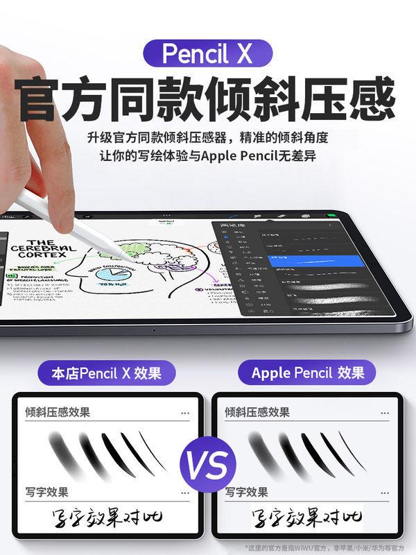 Kiểu dáng mới nhất của bút chì apple với cùng sạc từ tính phù hợp với bút cảm ứng Apple bút ipad chuyên dụng thế hệ thứ nhất và thế hệ thứ hai