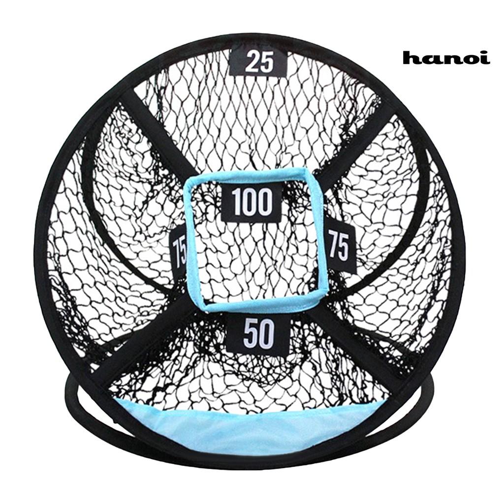 Golfer Indoor Outdoor Chipping Pitching Cage Mat Practice Net Golf Training Aid