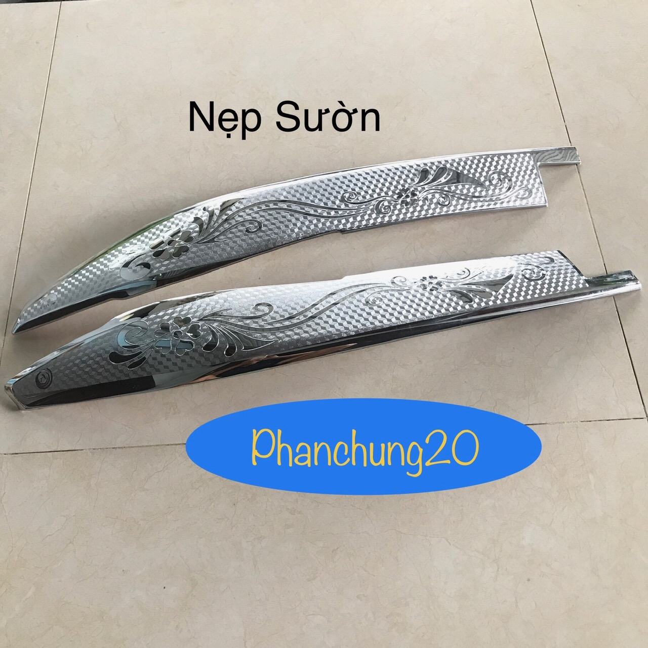 ỐP HÔNG DÙNG CHO ĐỜI XE VISION 2021 2022 2023 CROM