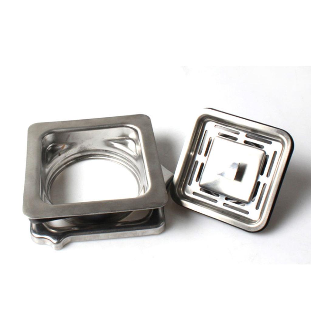 1pc 114x114mm Square Garbage Disposer Drain Kitchen Sink Strainer Adapter