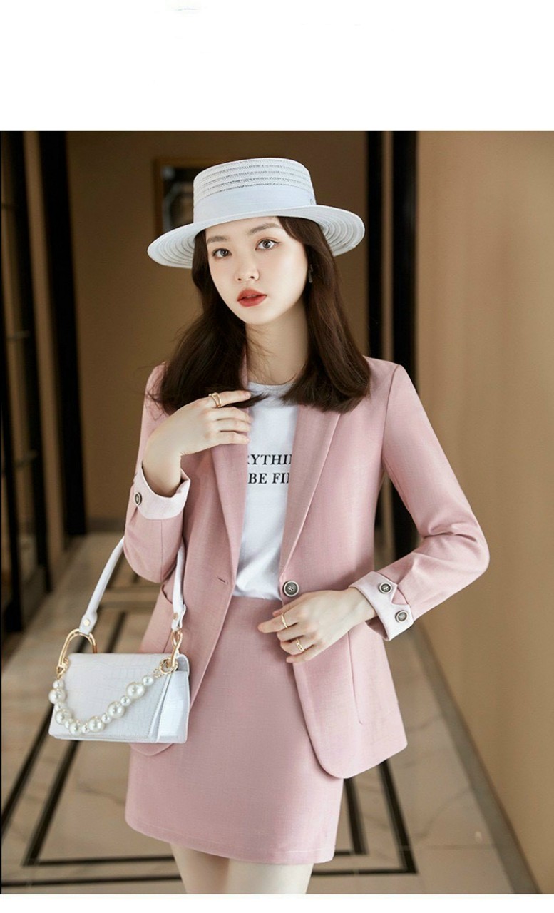 Bộ Áo Khoác Vest Chân Váy