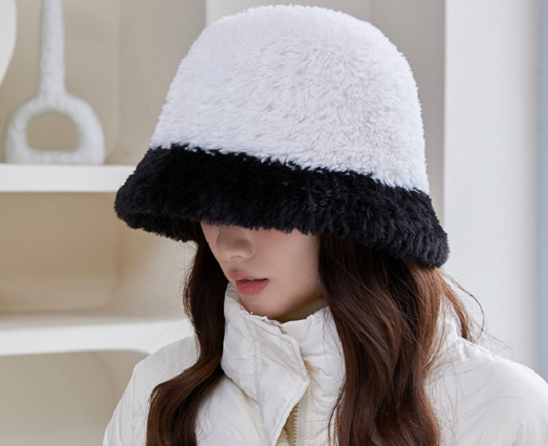 Mũ len có vành chất liệu lông cừu cao cấp mới, nón len nữ phong cách Hàn