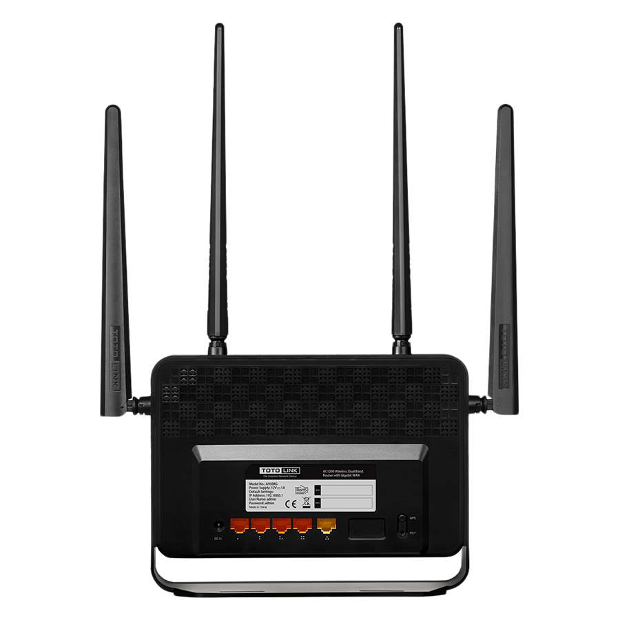 Bộ Phát Sóng Wifi Băng Tầng Kép AC1200 Router Totolink A950RG - Hàng Chính Hãng