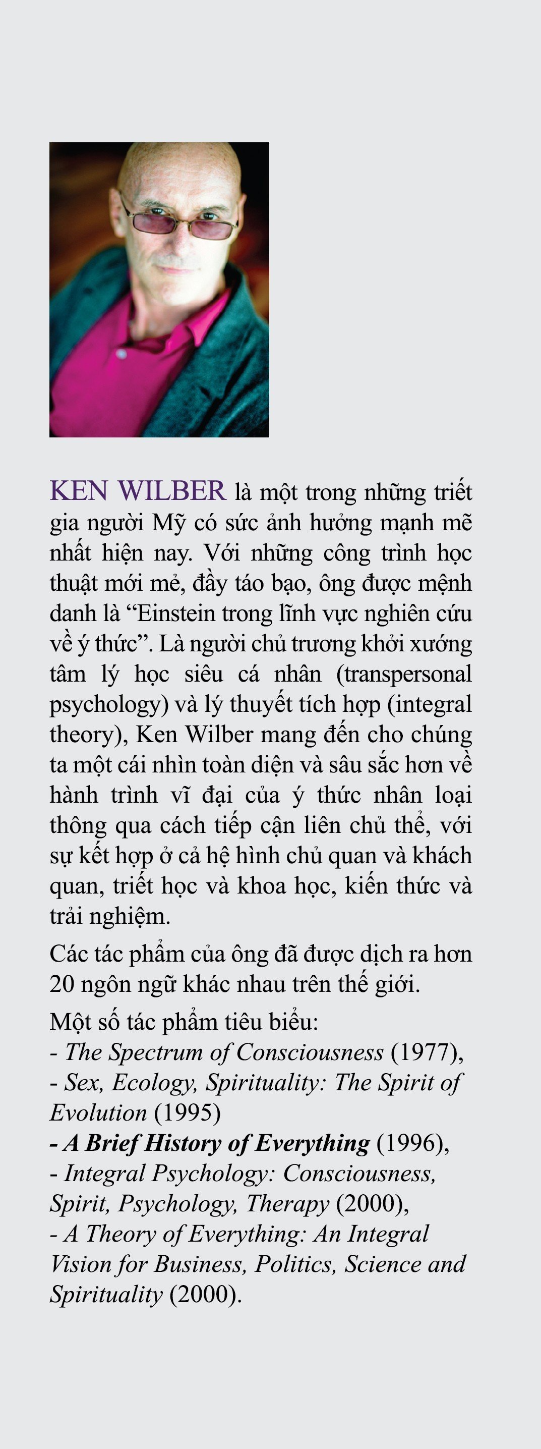 Một Lược Sử Về Vạn Vật - Ken Wilber