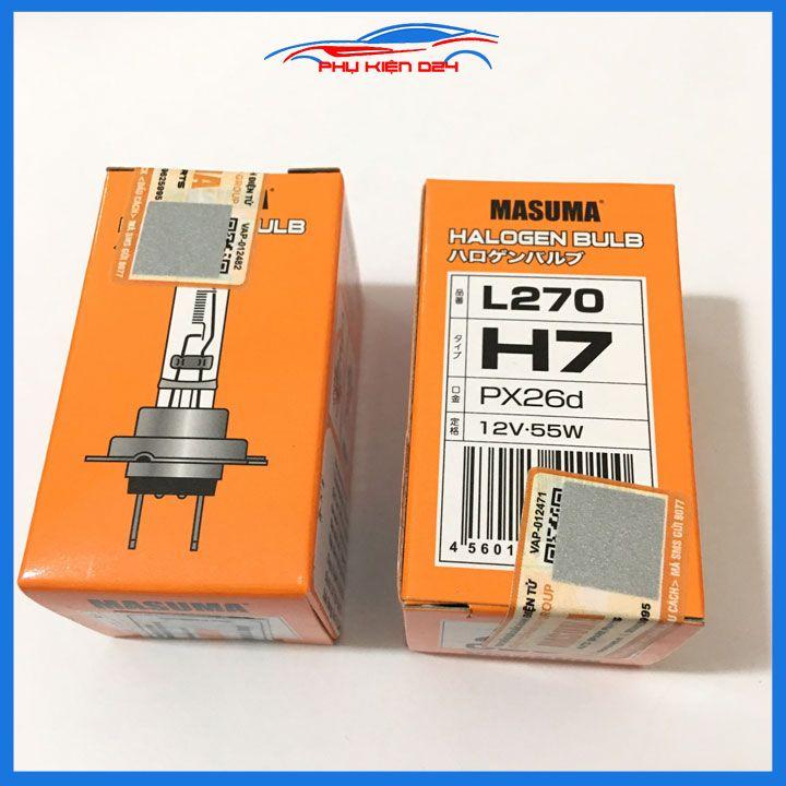 Bóng đèn ô tô xe hơi Masuma H7 12V-55W Japan