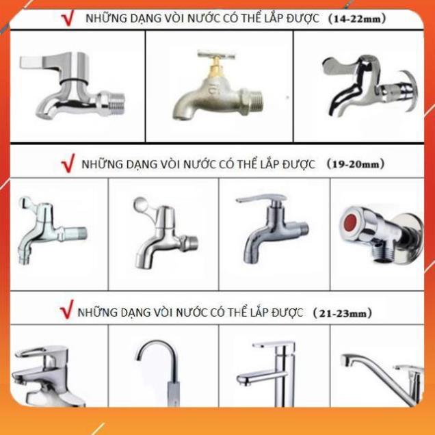 Vòi Xịt️Evoucher Bộ dây vòi xịt nước rửa xe, tưới cây , tăng áp 3 lần, loại 20m 206701 đầu đồng, cút, nối PE