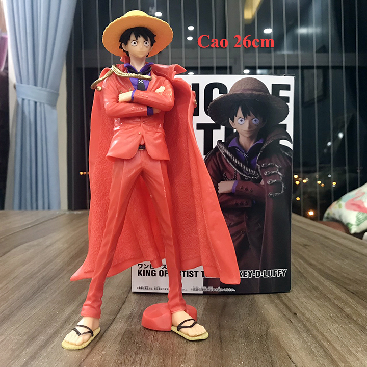 Mô Hình One Piece Luffy Áo Choàng. Đồ Chơi Mô Hình Anime. Sản phẩm đồ chơi cao cấp bày Taplo ô tô, tủ sách. Decor trang trí phòng khách, bàn làm việc…Làm quà tặng cho trẻ em cũng cực kỳ dễ thương.