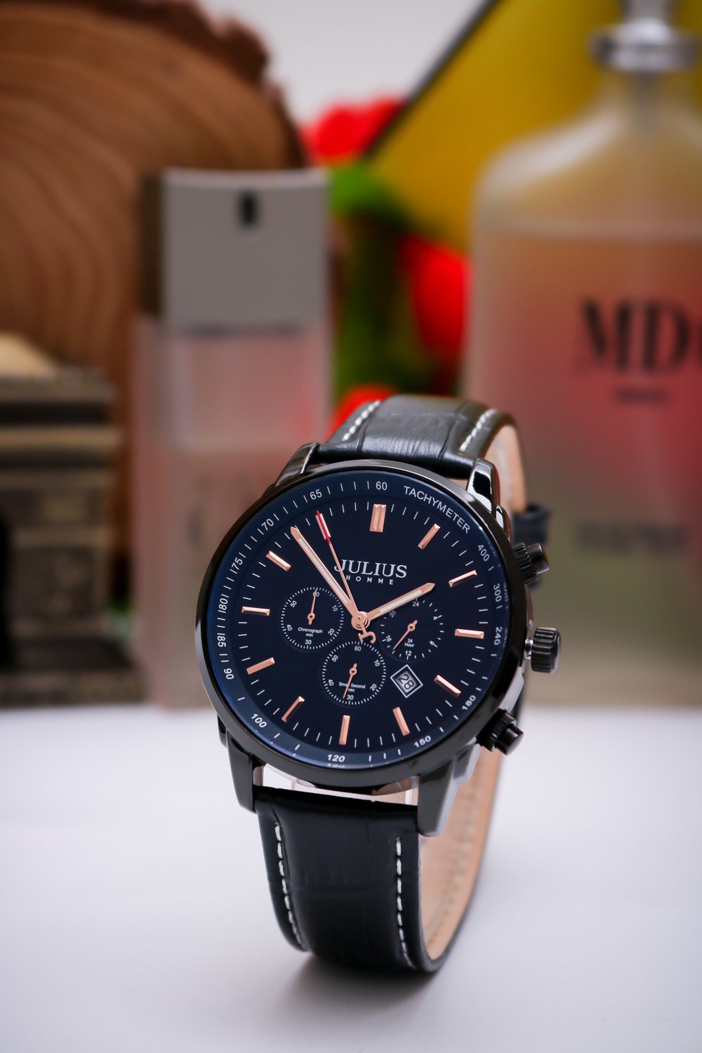 Đồng Hồ Nam JAH-133 chronograph Julius Hàn Quốc