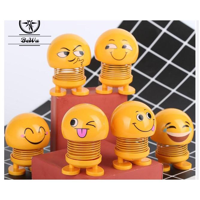 Thú nhún emojji con lắc lò xo- thú nhún nhảy cảm xúc 5con  ZZIPPER