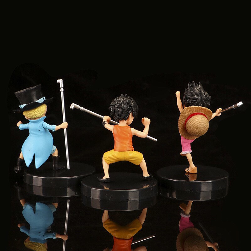 Mô hình trang trí : Luffy, Sabo, ACE