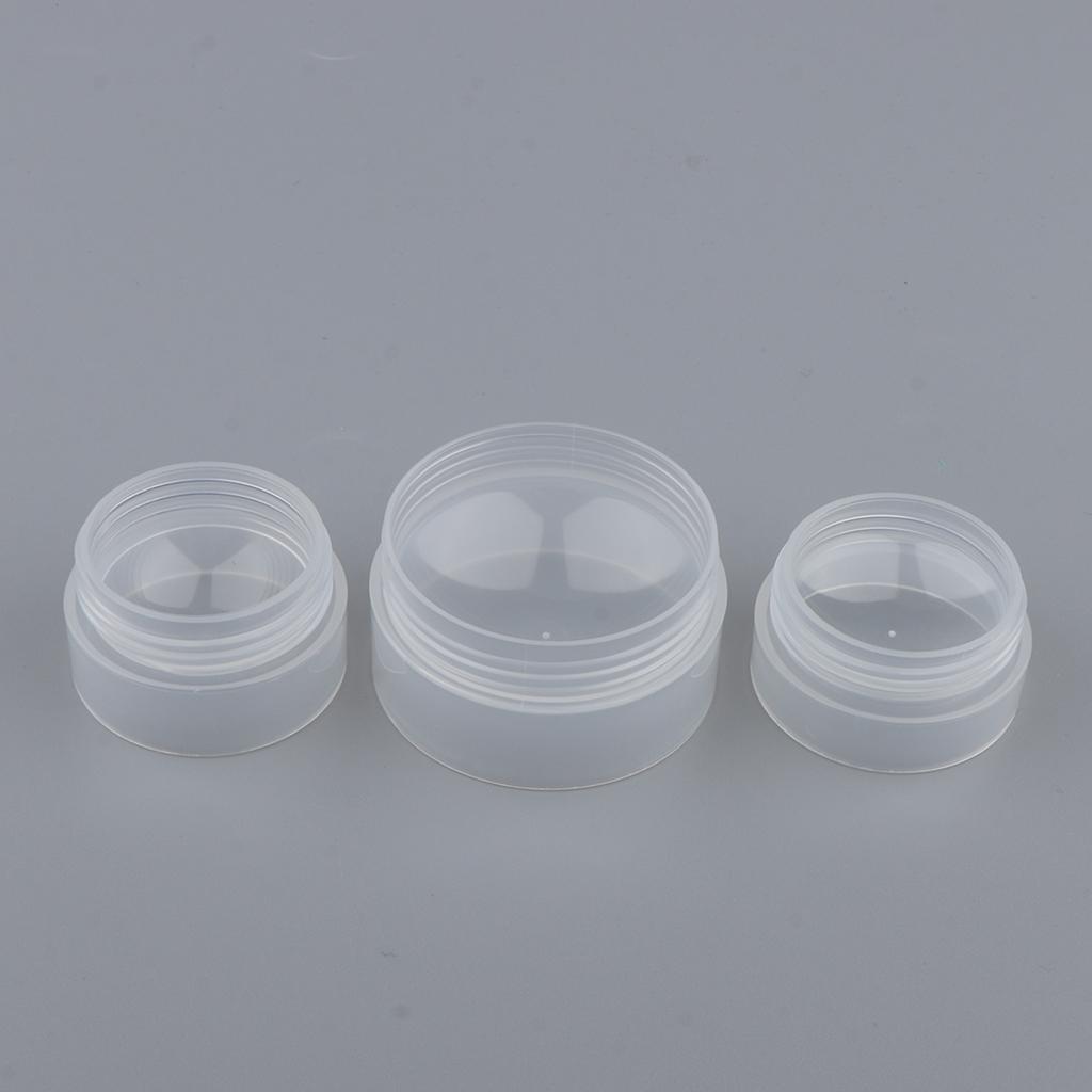 10Pcs Empty Round Makeup Jar Pot  Travel Cream Cosmetic Container