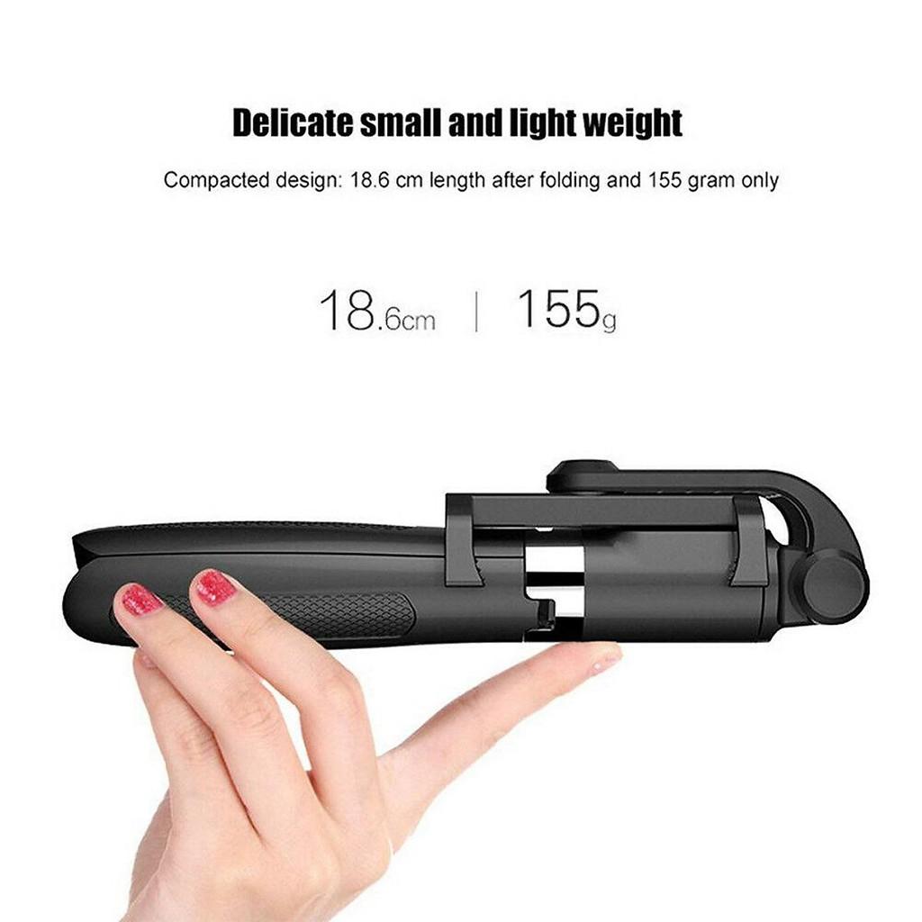 Gậy chụp hình 3 chân kiểu tripod có remote bluetooth điểu khiển L01