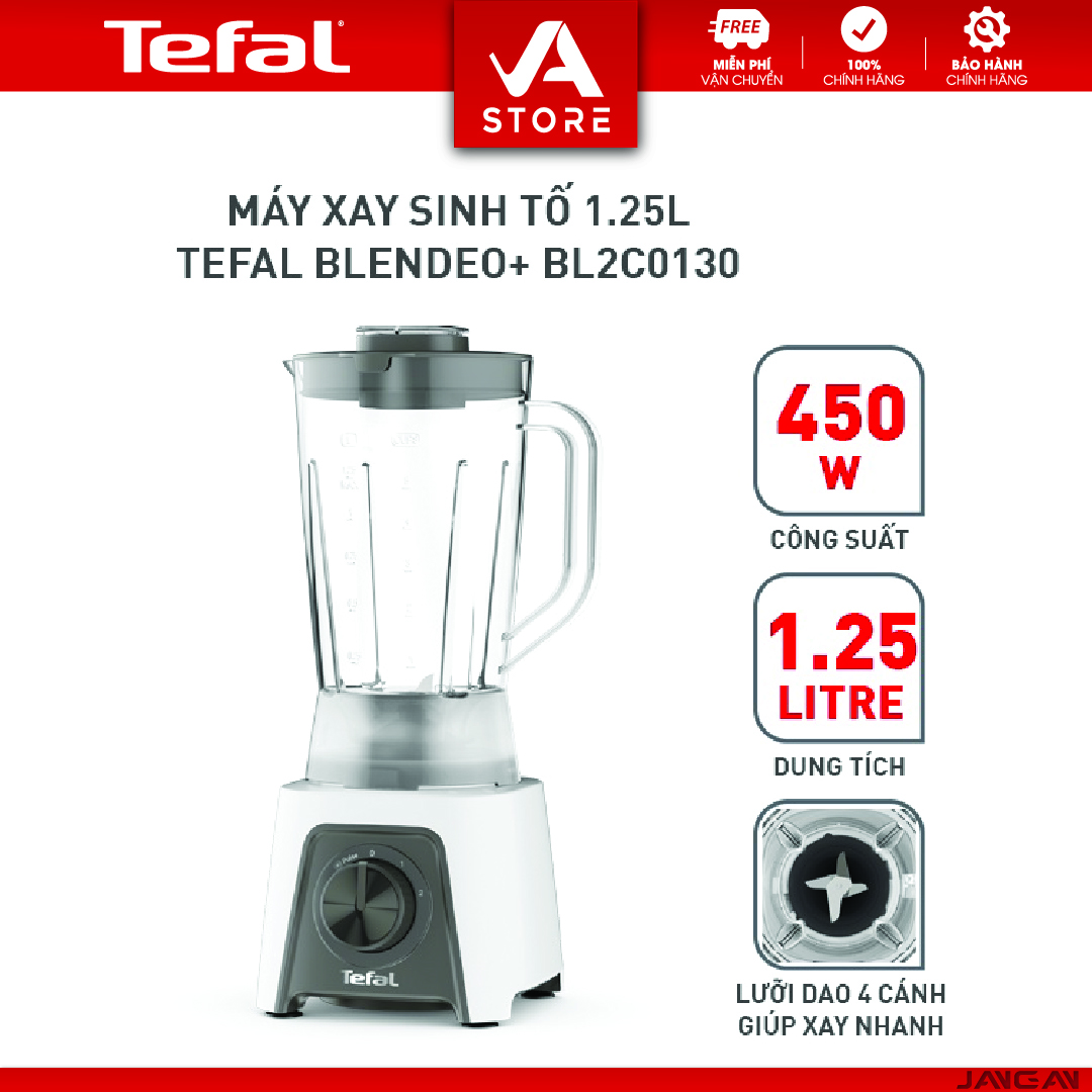 Máy xay sinh tố Tefal BL2C0130 - 1.5L - Hàng Chính Hãng