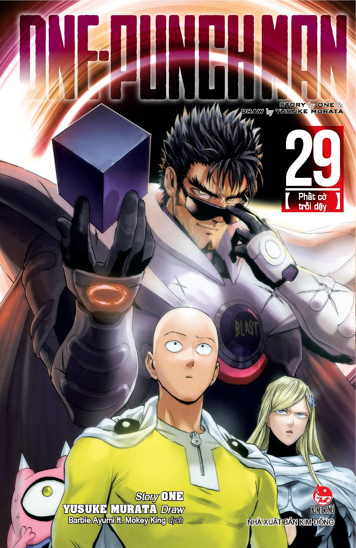 Sách - One-Punch Man - Tập 29 - Phất Cờ Trỗi Dậy - Tặng Kèm Bookmark