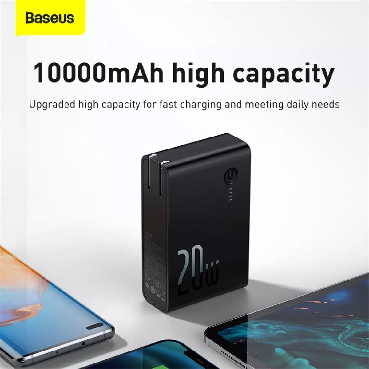 Hàng Chính Hãng-  Bộ sạc nhanh kiêm pin sạc dự phòng Baseus Power Station 2 Power Bank Adaptor 10000mAh 20W PD/QC3.0