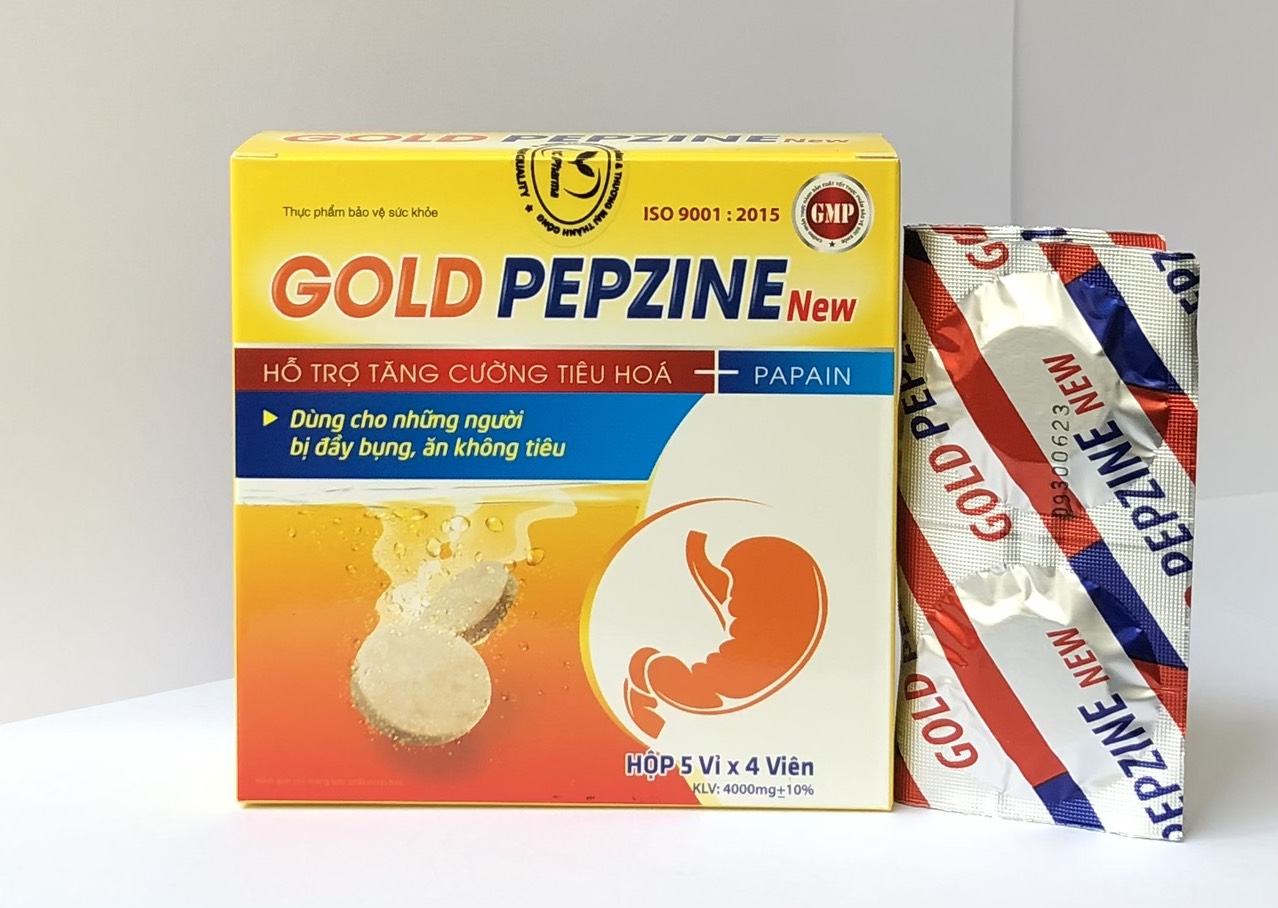 Sủi Tiêu Hóa Gold Pepzine New