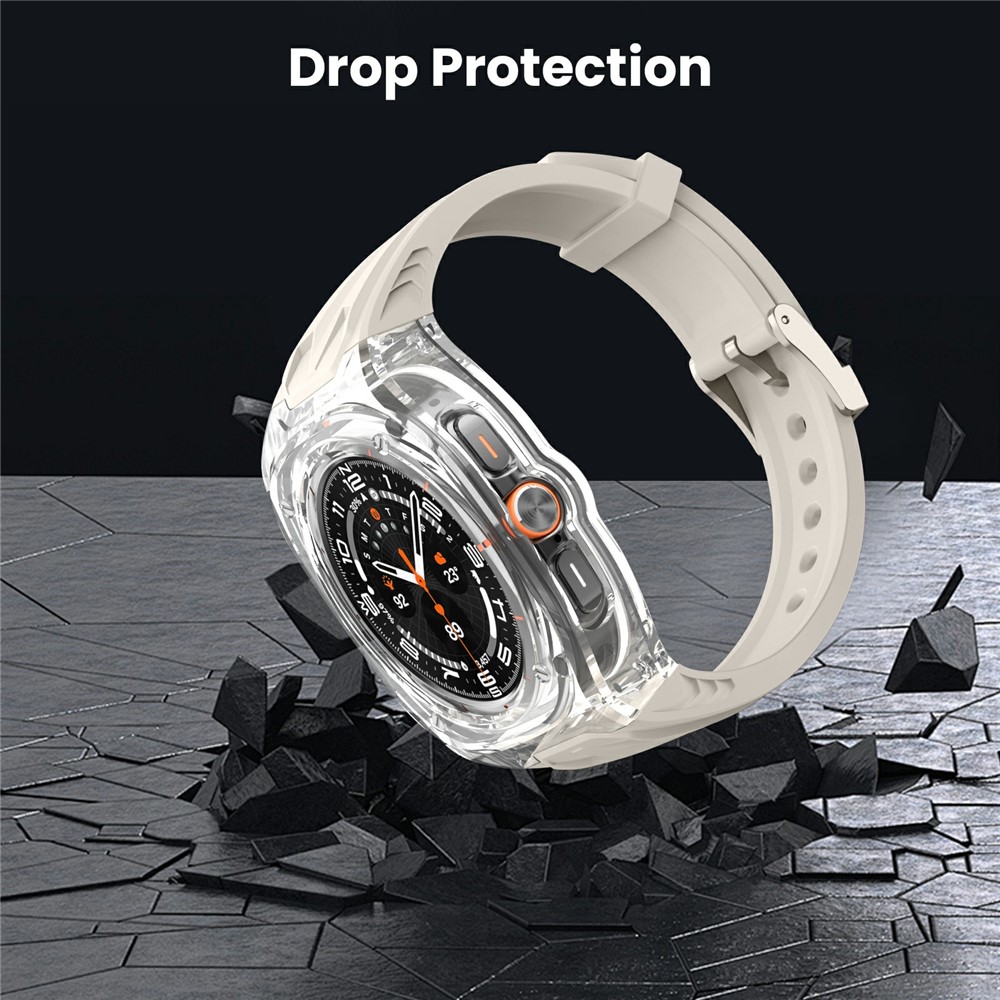 Ốp bảo vệ kiêm dây đeo Rugged Design cho Samsung Galaxy Watch Ultra 47mm (2024/2025) - Hàng Chính Hãng