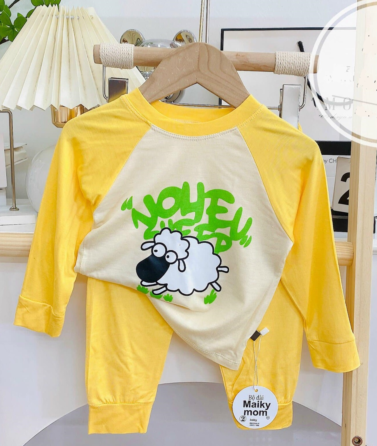 Set bộ thun lạnh dài tay chất đẹp cho bé